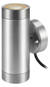 VRTNA 24 ZUNANJA VALJSTA STENSKA SVETILKA 2L ALUMINIJASTA FIKSNA LED IP44 MA108170