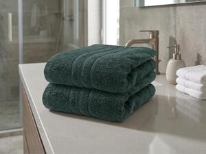 Brisača Comfort 50 x 100 cm temno zelena, 100% bombaž