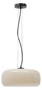Sivo-bež LED viseča svetilka s steklenim senčilom ø 38 cm Reig – Kave Home