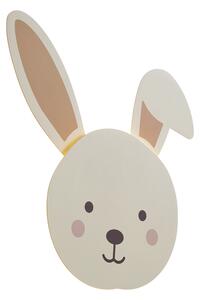 Otroška stenska svetilka bež z detajli, vklj. LED s 3-stopenjskim zatemnjevanjem - Benny the Bunny