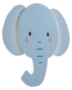 Otroška stenska svetilka modra vklj. LED 3-stopenjsko zatemnjevanje - Ellie the Elephant