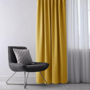 AmeliaHome zavese Blackout EYELETS gorčica , 140 x245 cm