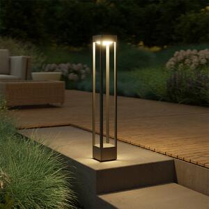 STEINEL LED-ulična svetilka Stela C860, antracitna, IP65, RGBWW, zatemnjen, Črna, Aluminij, Sodobni