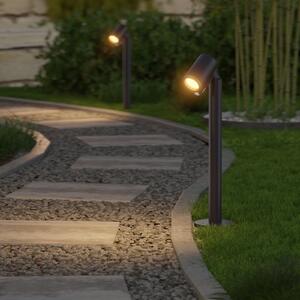 STEINEL LED-svetilka za podnožje Way C, črna, aluminij, IP65, RGBWW, zatemnjen, Črna, Aluminij, Sodobni