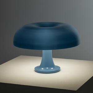Artemide Namizna svetilka Nessino, svetlo modra, višina 22 cm, Modra, Dnevna soba / jedilnica, Plastika, Dizajn