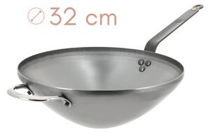 Jeklen wok - 32 cm MINERAL B De Buyer