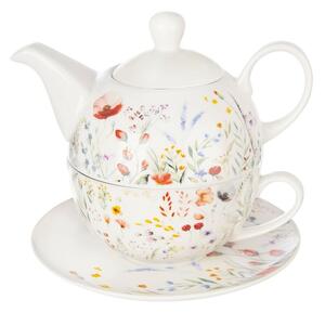 Orion Porcelanski čajni set Poppy, 3 kosi