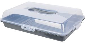 EH Servirni pladenj s pokrovom 44 x 31 x 10 cm,siva
