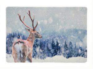 Božična predpražnik WILD IN WHITE 38x58 cm - več različic Različica: Jelen