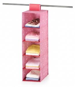 Viseči organizator za omaro STELLA 95 cm, roza