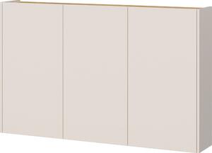 Kremno bela omarica v hrastovem dekorju 138x87x25 cm Libbiano – Germania
