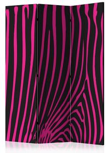 Artgeist Paravan Zebra Pattern Pink, 3-Delni, Dvostranski