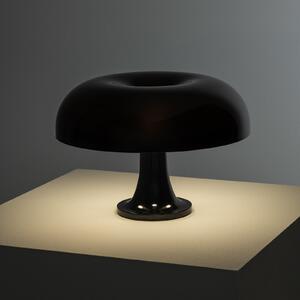 Artemide Namizna svetilka Nessino, črna, višina 22 cm, E14, Črna, Dnevna soba / jedilnica, Plastika, Dizajn