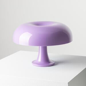 Artemide Namizna svetilka Nessino, vijolična, višina 22 cm, E14, Vijolična, Dnevna soba / jedilnica, Plastika, Dizajn