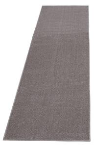 TEKAČ Ata 80/250 cm tkano svetlo siva