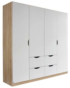 Modern Living Omara S Klasičnimi Vrati Freising, Bela, Barva Hrasta