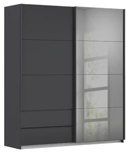 Premium Living Omara Z Drsnimi Vrati Elara, Temno Siva