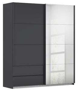 Premium Living Omara Z Drsnimi Vrati Elara, Temno Siva