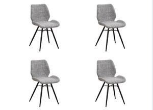 SET STOLOV, tekstil siva