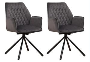SET NASLANJAČEV, tekstil antracit