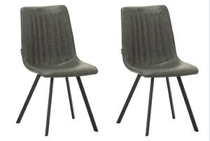 SET STOLOV, tekstil antracit