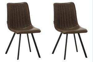 SET STOLOV, tekstil rjavosiva