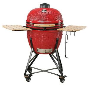 Kamado Bono Žar na oglje Grande (Premer površine za peko: 49 cm, Rdeča)
