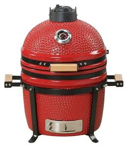 Kamado Bono Žar na oglje Minimo (Premer površine za peko: 34 cm, Rdeča)
