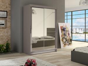 Garderobna omara Closico 129, Kašmir, 200x120x58cm, Vrata omare: Drsna