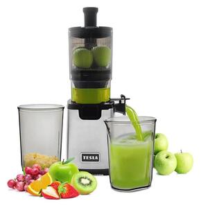TESLA Electronics SlowJuicer Deluxe - Počasni sokovnik 250W/230V nerjaveče jeklo