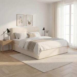 Bessagi Home Postelja Z Vzmetnico Marco, 180x200, Krem Barve