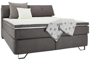 Premium Living Postelja Boxspring Tabea, Siva, 180x200