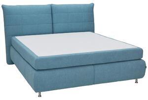 POSTELJA BOXSPRING 180 cm x 200 cm , tekstil modra