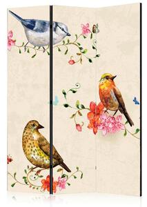 Artgeist Paravan Bird Song, 3-Delni, Enostranski