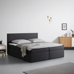 Bessagi Home Postelja Boxspring Lucy, Temno Siva, 180x200