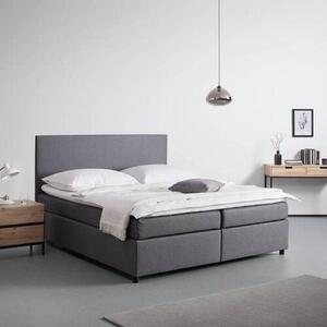 Bessagi Home Postelja Boxspring Melia, Siva, 180x200