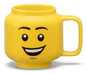 Rumena keramična otroška skodelica 255 ml Head - LEGO®