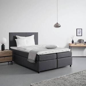 Bessagi Home Postelja Boxspring Florin, Siva, 140x200