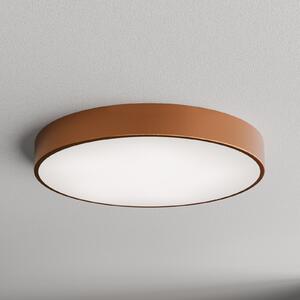 TEMAR LIGHTING Stropna svetilka Cleo 600, Ø 60 cm, baker, zatemnjen, Bakrena, Dnevna soba / jedilnica, Kovina