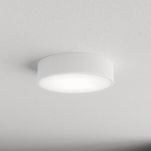 TEMAR LIGHTING Stropna svetilka Cleo, Ø 30 cm, IP20, bela, kovina, E27, zatemnjen, Bela, Dnevna soba / jedilnica, Kovina, Sodobni