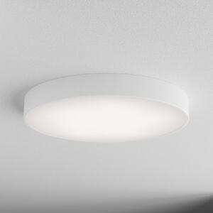 TEMAR LIGHTING Stropna svetilka Cleo, Ø 60 cm, IP20, bela, kovinska, E27, zatemnjen, Bela, Dnevna soba / jedilnica, Kovina, Sodobni