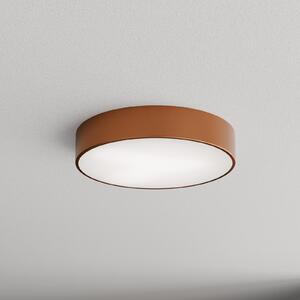 TEMAR LIGHTING Stropna svetilka Cleo 400, Ø 40 cm, baker, zatemnjen, Bakrena, Dnevna soba / jedilnica, Kovina