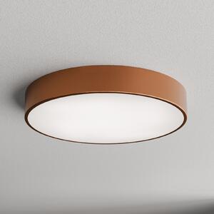 TEMAR LIGHTING Stropna svetilka Cleo 500, Ø 50 cm, baker, zatemnjen, Bakrena, Dnevna soba / jedilnica, Kovina