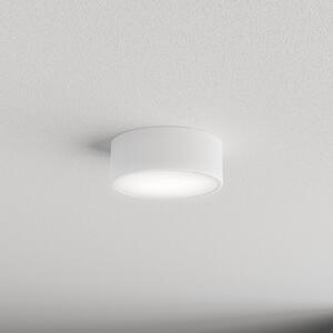 TEMAR LIGHTING Stropna svetilka Cleo 200, bela, senzor, IP54, Ø 20 cm, kovina, Bela, Hodnik, Kovina, Sodobni