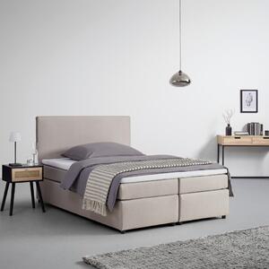 Modern Living Postelja Boxspring Melina, Bež, Z Nadvložkom, 140x200