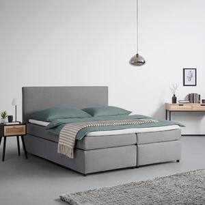 Bessagi Home Postelja Boxspring Melina, Siva, Z Nadvložkom, 180x200