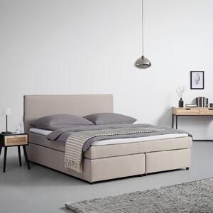 Bessagi Home Postelja Boxspring Florinda, Bež, Z Nadvložkom, 180x200