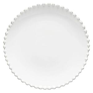 Bel keramičen desertni krožnik Costa Nova Pearl, ⌀ 22 cm