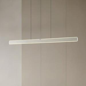 Lucande LED viseča svetilka Arvon, aluminijasta barva, 117 cm, z možnostjo, zatemnjen, Kovinska, Dnevna soba / jedilnica, Kovina, Sodobni