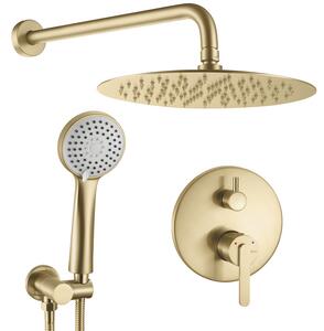 Komplet za tuširanje za vgradnjo Rea Ontario Brush Gold + BOX